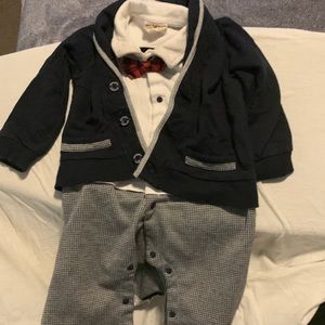 Tuxedo Romper Zoerea Baby